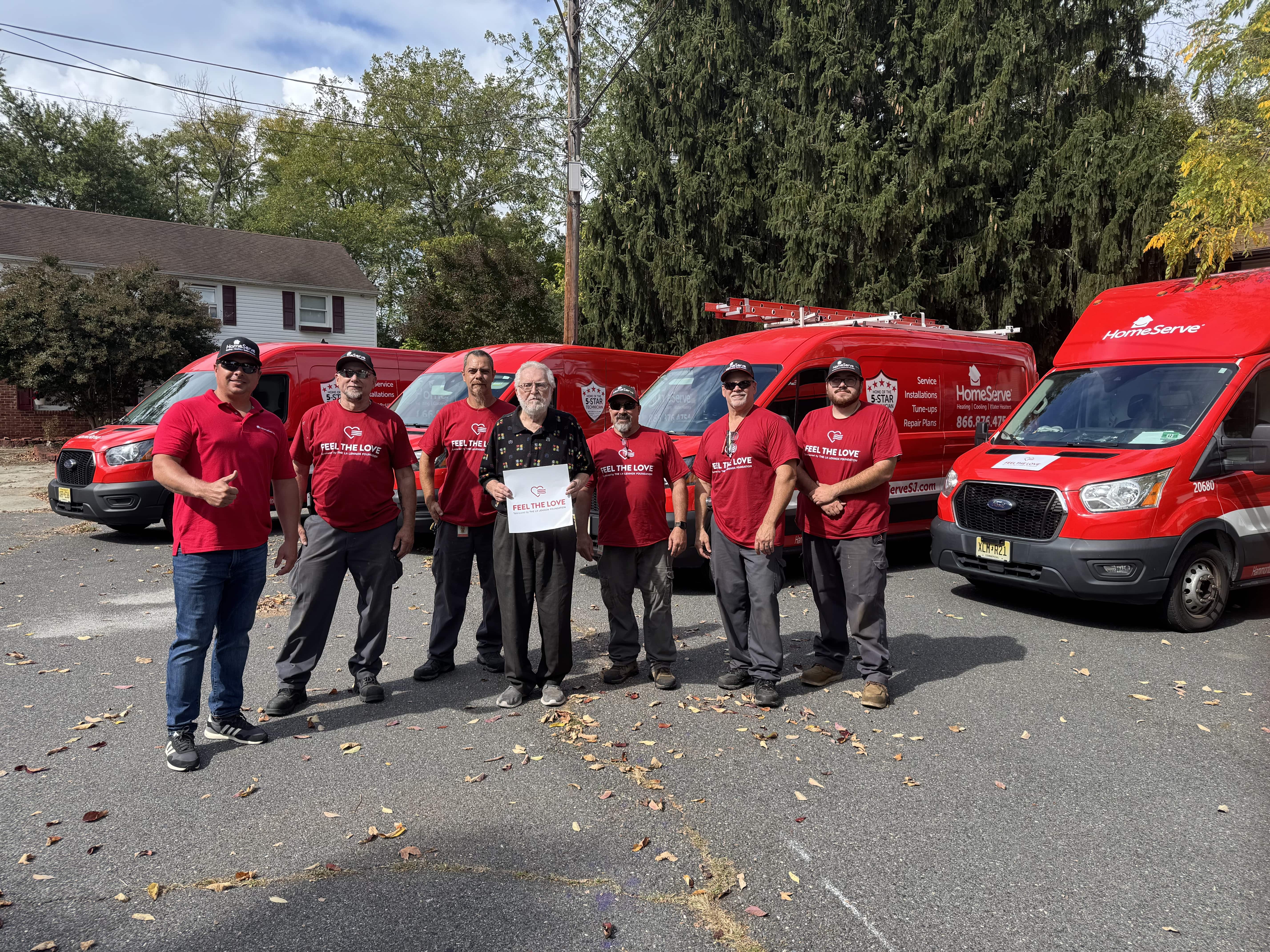 HomeServe South Jersey and Lennox Team Up to Give Back Through Feel the Love Campaign